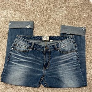 BKE low rise cropped jeans size 30